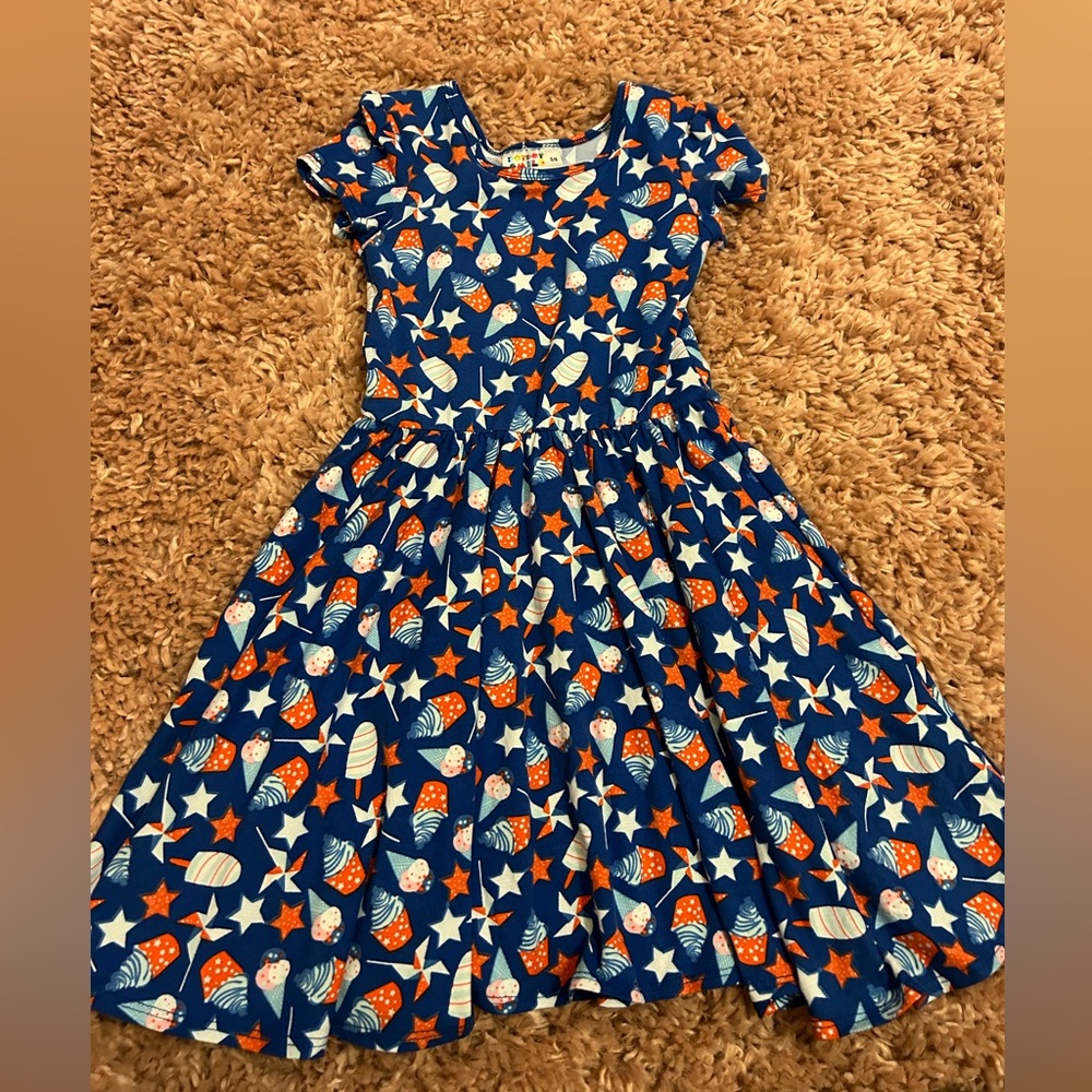 Super soft Dot Dot dress - kids sz 6